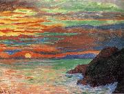 Diego Rivera SunSet oil painting reproduction